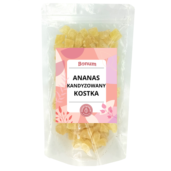 Ananas kandyzowany kostka 1kg – Bonum
