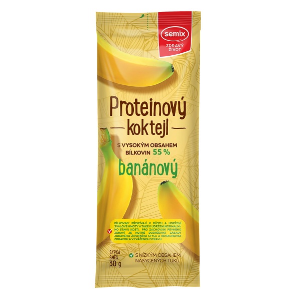 Koktajl proteinowy banan 30g – Semix