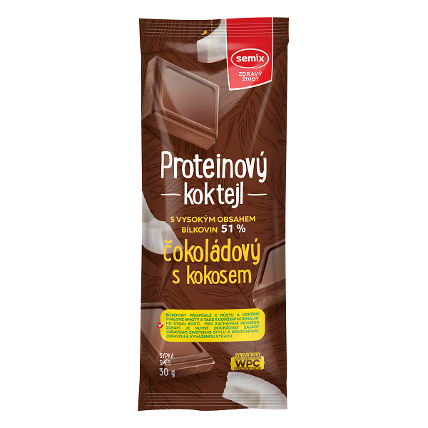 Koktajl proteinowy czekolada 30g – Semix