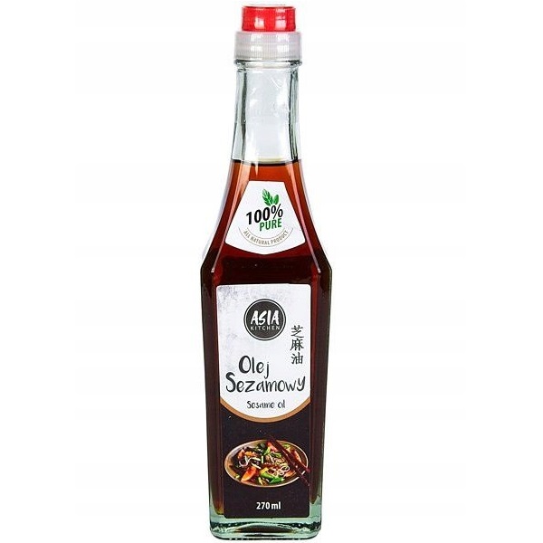 Olej sezamowy 100% 270ml – Asia Kitchen