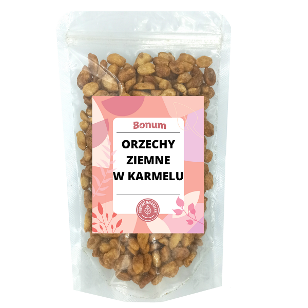 Orzeszki ziemne w karmelu 100g – Bonum