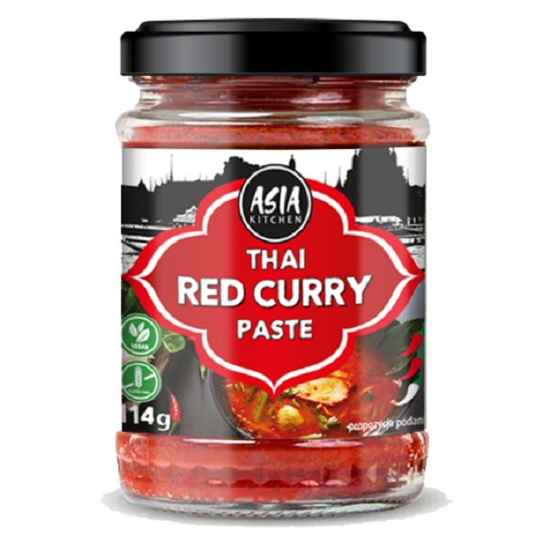 Pasta Curry czerwona 114g – Asia Kitchen