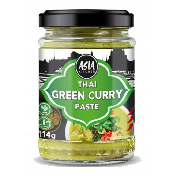 Pasta Curry zielona 114g – Asia Kitchen
