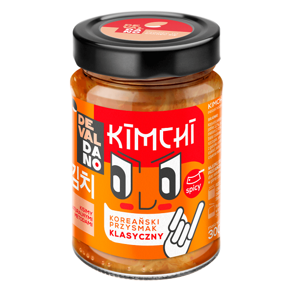 Prywatne: Kimchi klasyczne pikantne 300g – Devaldano