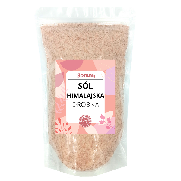 Sól himalajska drobnoziarnista 500g – Bonum