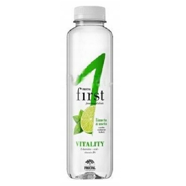 Woda Vitality limonka-mięta 500 ml – Fructal