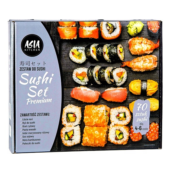 Zestaw do sushi Premium SILVER – Asia Kitchen
